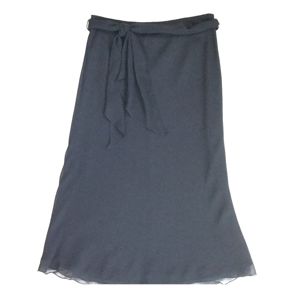 JS Boutique sheer overlay evening skirt.